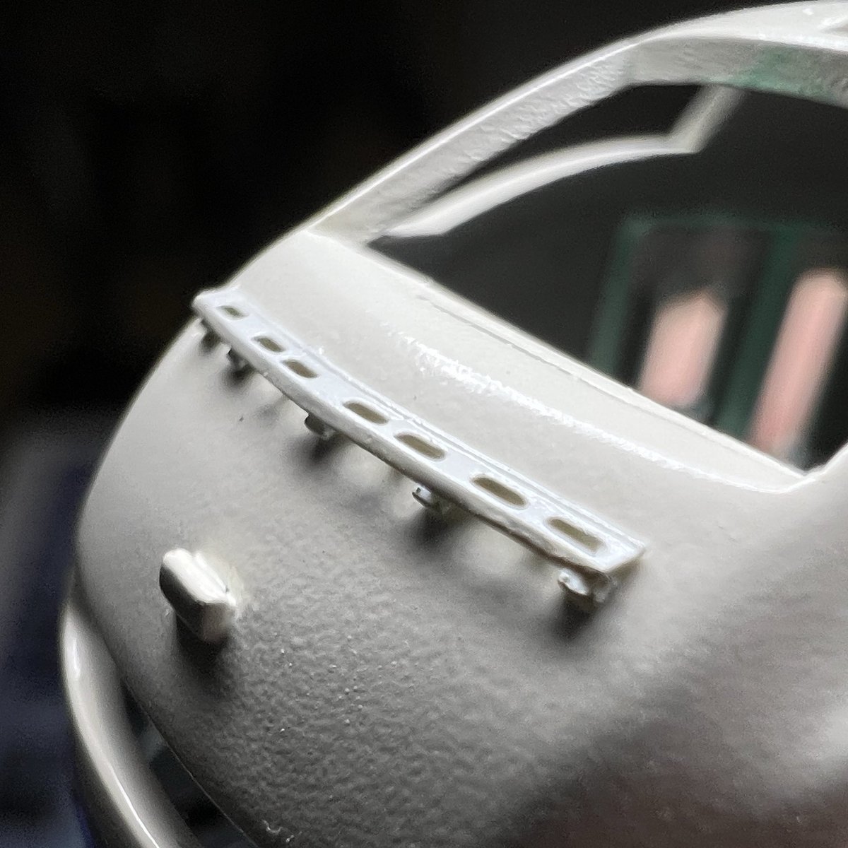 Akishoo_Model's tweet image. 【発売予告】
【Nゲージ】E653系前面窓下パーツ
#Nゲージ #鉄道模型 #3D #fusion360 #飽き性モデル #E653系