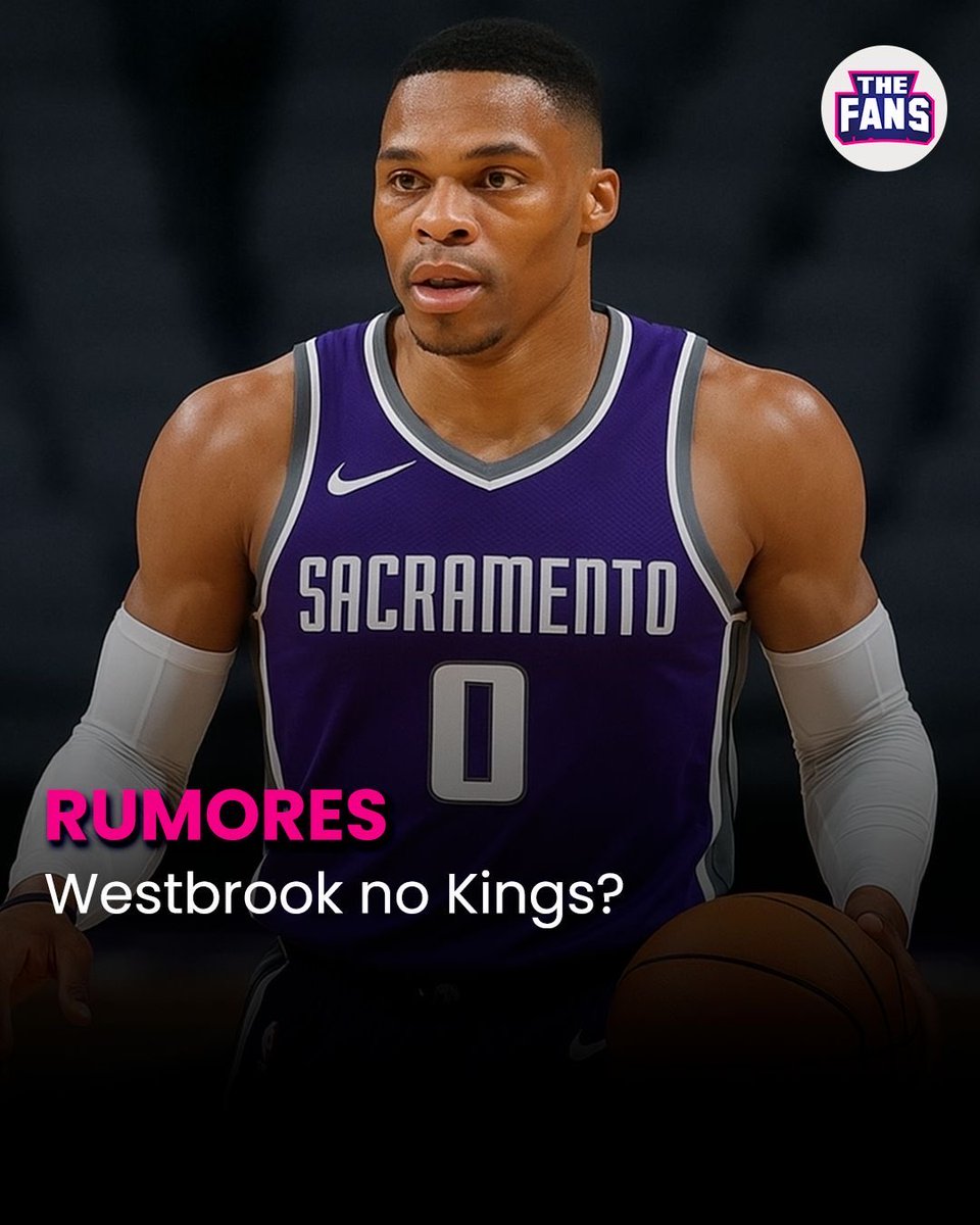 bsktcombr's tweet photo. O armador Russell Westbrook continua sendo um agente livre depois de recusar sua opção de jogador de US$ 3,47 milhões do Nuggets. Durante a offseason, ele foi ligado ao Kings, e Shams Charania, informou na sexta-feira que os dois lados continuam a ter “forte interesse mútuo”. https://t.co/l1kKBTYXCC