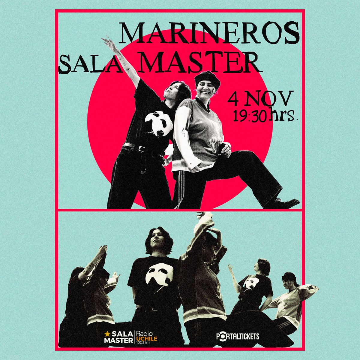 Antes de irnos de tour a España, nos despediremos en Sala Master el 4 de nov, ya se agotaron las preventas pero aún quedan tickets!  
linktr.ee/omarineros