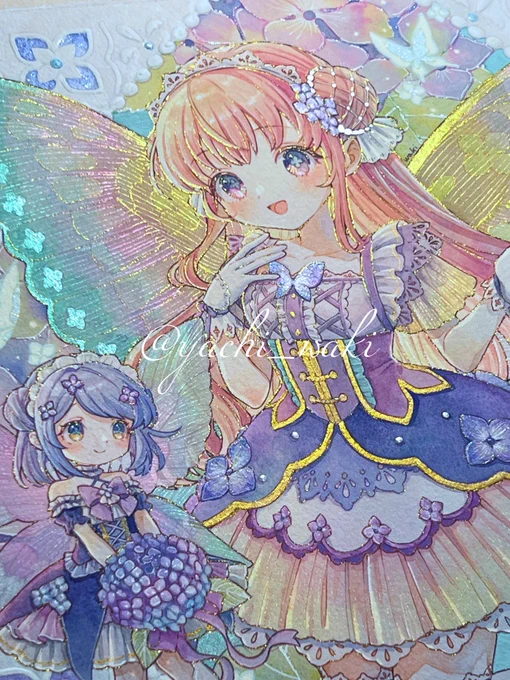 #日常原画収穫祭2025 最終日もよろしくお願い致します。 原画のきらめきが伝わりますように