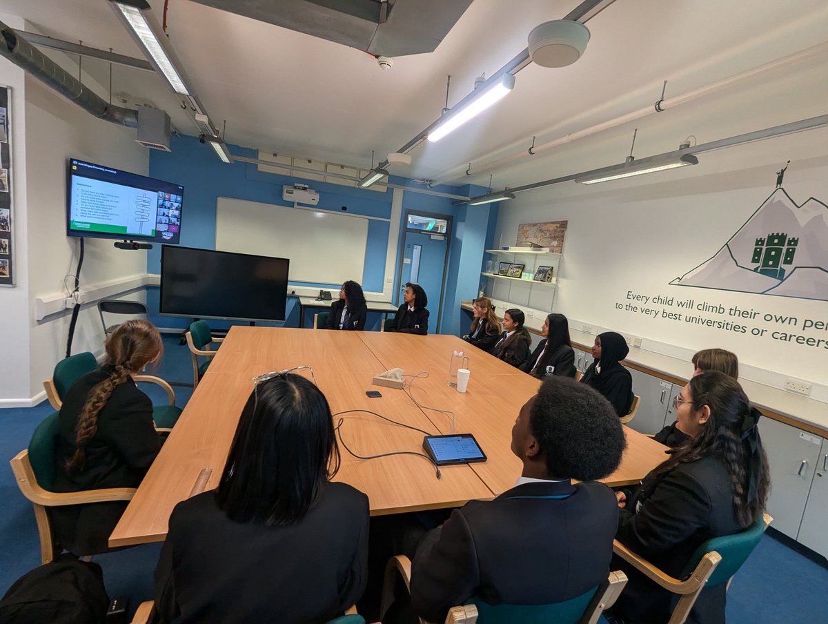 BlaiseHighSch's tweet photo. A fantastic Student Leadership meeting with @GreenshawTrust A wonderful chance to share ideas and build belonging as a family even more ๐ #TeamGLT #LeadersOfTheFuture #BlaiseLeaders https://t.co/Xd5ZKFpiOb