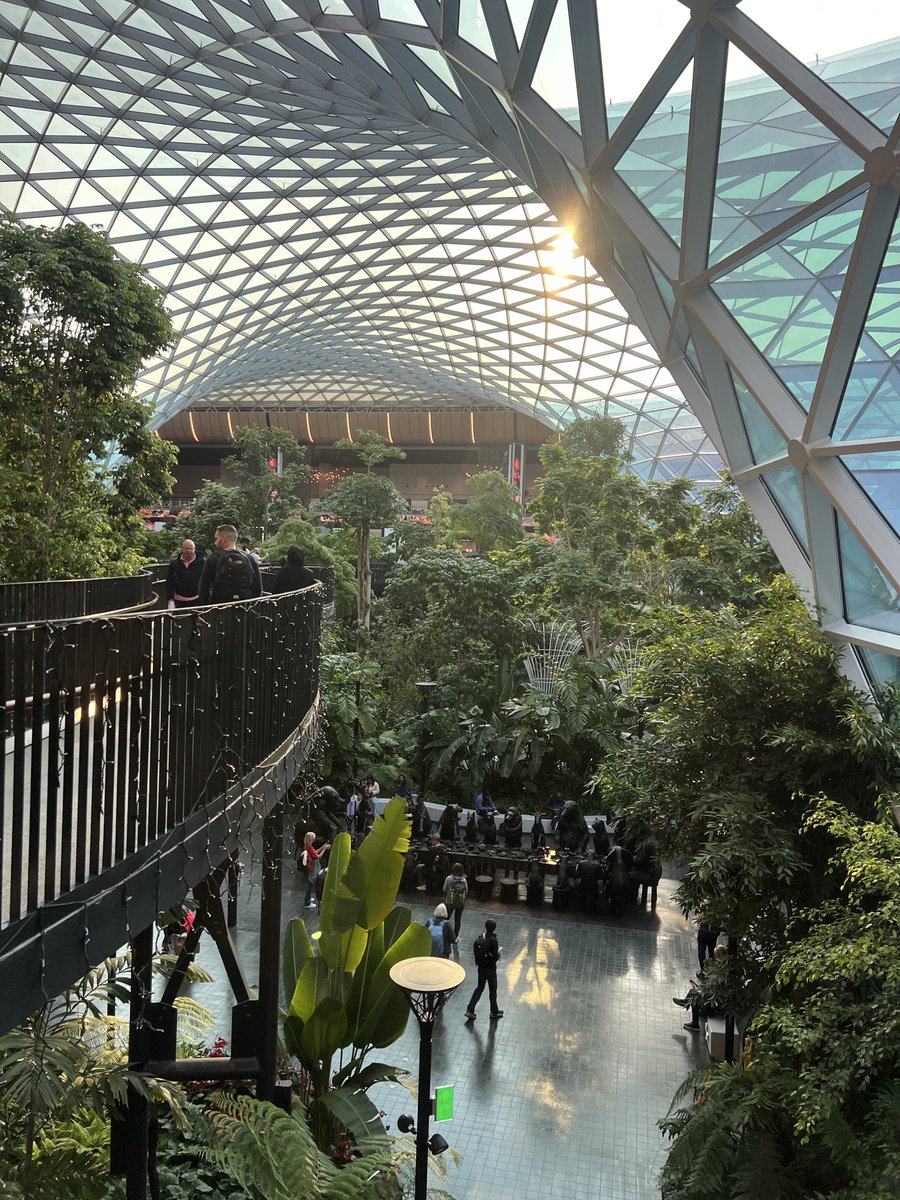 Singapore's Changi is always so nice.

...oh wait. 😅 (Doha Airport actually.lol.)