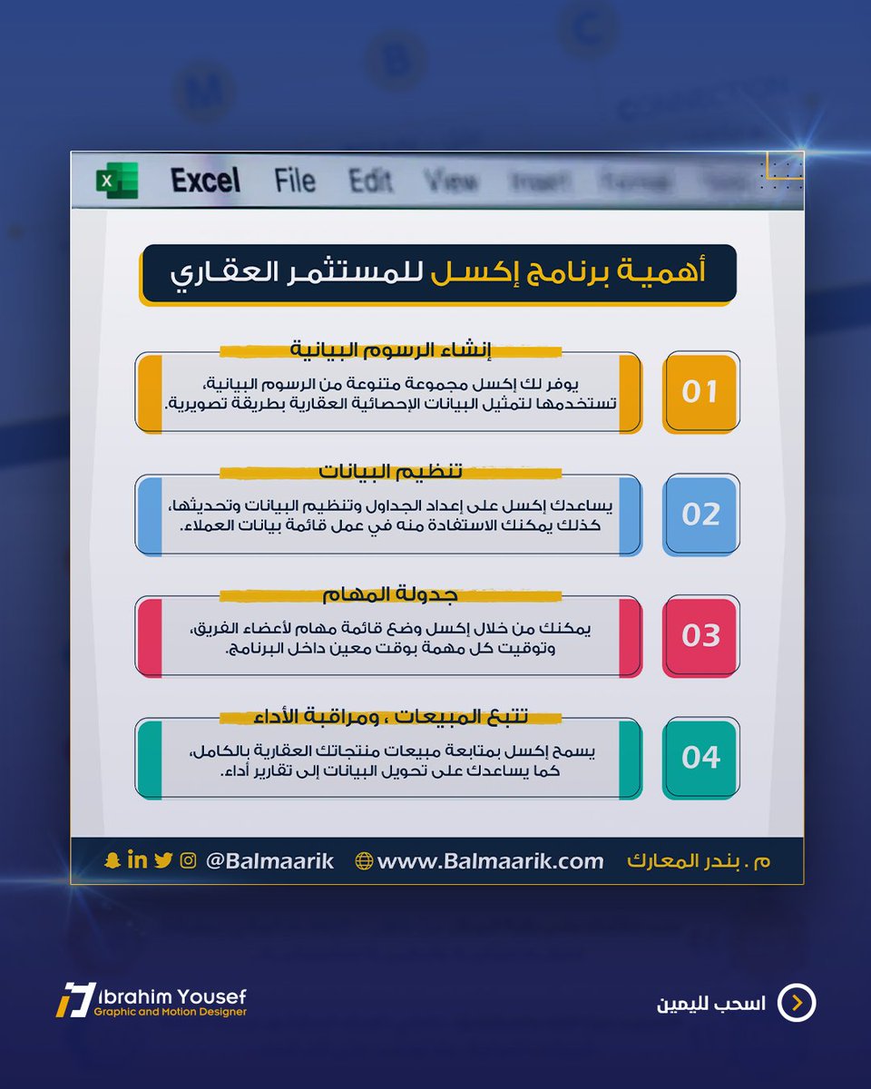 iy4design's tweet photo. جزء من تصاميمي في مجال الإنفوجرافيك العقاري، حاولت أختصر فيها خلاصة تجارب المستثمر اللي اشتغلت معه على المشروع ،، وأهم المفاهيم اللي تساعدك تبني عقلية المستثمر الذكي.

رأيك يهمني، وأي تصميم شدك أكثر؟ 👇

#عقارات #انفوجرافيك #تصميم_جرافيك #استثمار_عقاري https://t.co/xdUhvwfImM