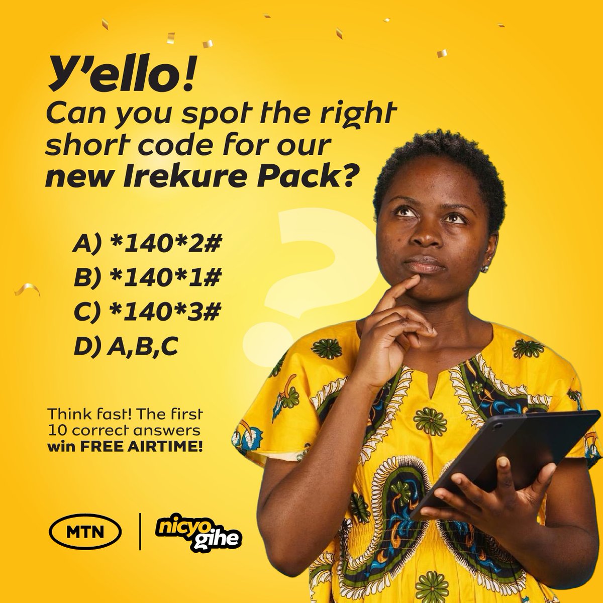 MTNRwanda's tweet image. Which one is it 🤔? Be in the first 10 people to guess the correct answer and win yourself some free airtime ! #NicyoGihe
