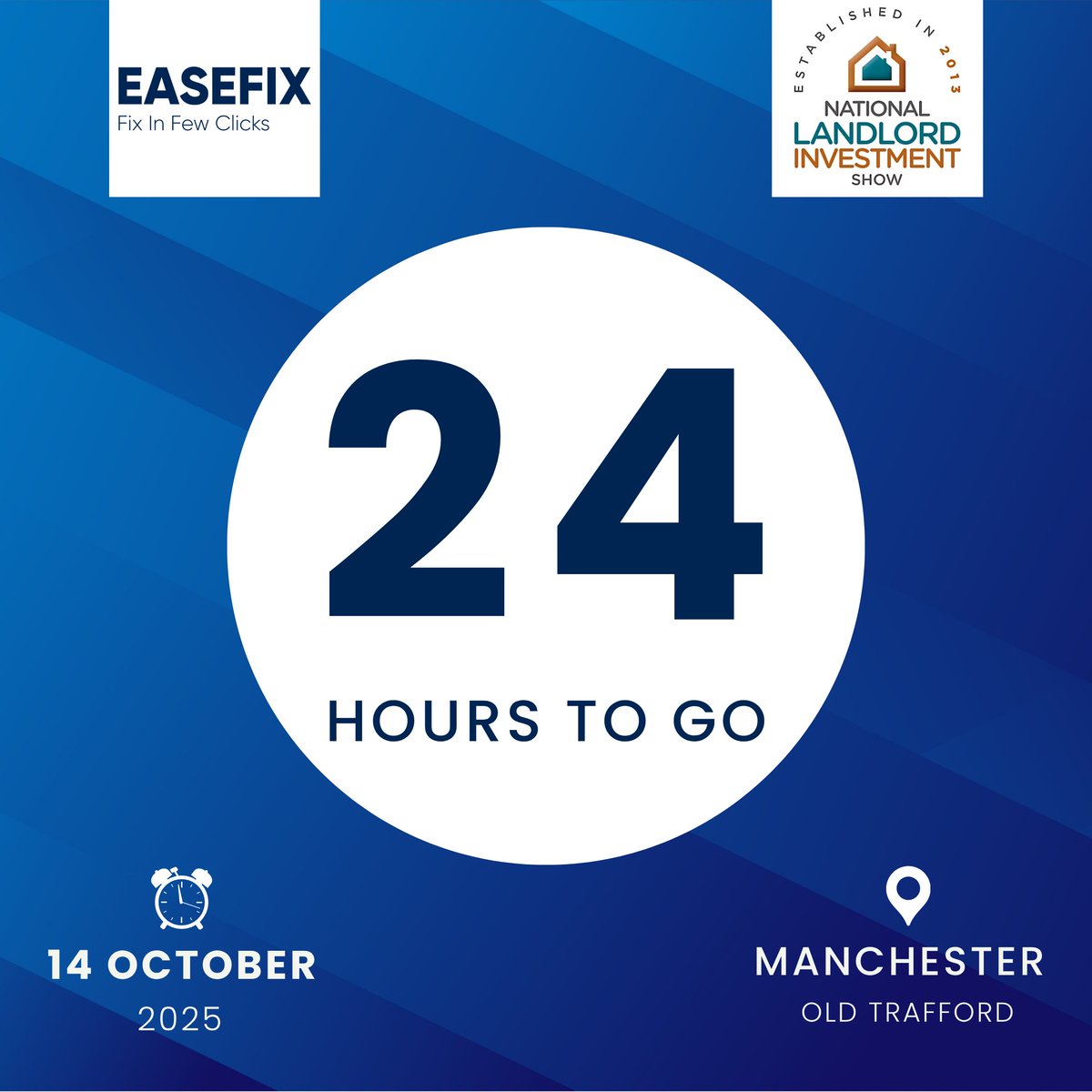 🏠 Easefix is exhibiting at the <a href="/LandlordInShow/">LandlordInvestShow</a> 
on 14 October 2025!  Visit us at Stand 10 to explore expert property maintenance services tailored for landlords across the UK. 📷landlordinvestmentshow.co.uk 

#Easefix #LandlordShow2025 #PropertyMaintenance #UKLandlords