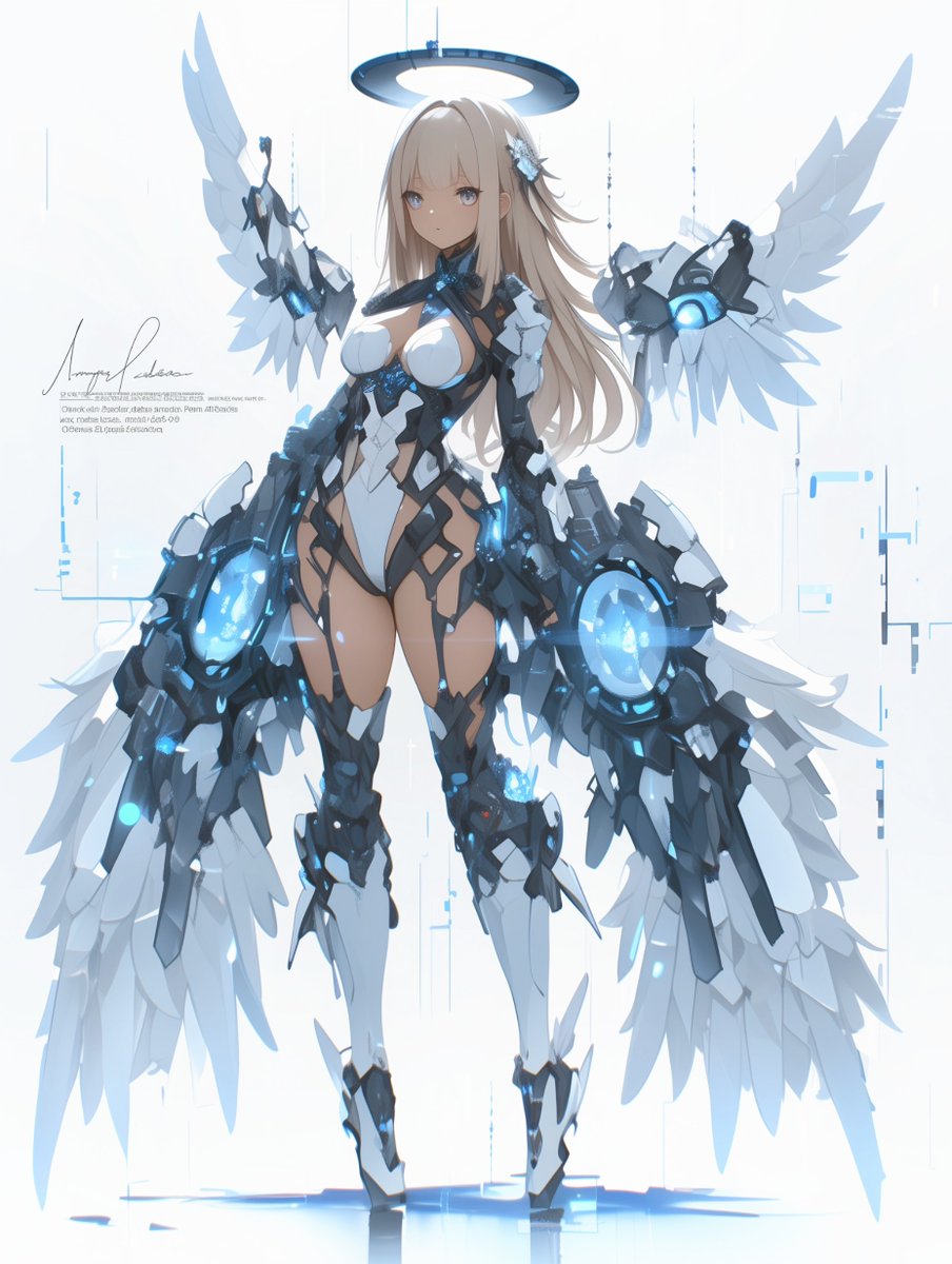 Mechanical angel #AIart #AIイラスト