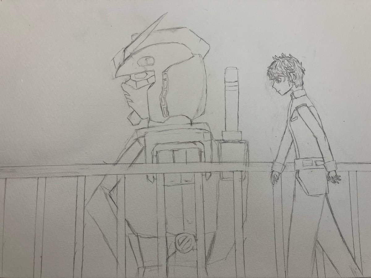 絵です
リクよりガンダムと(一応)アムロ
天パ初めて描いたけどこりゃいいですね
