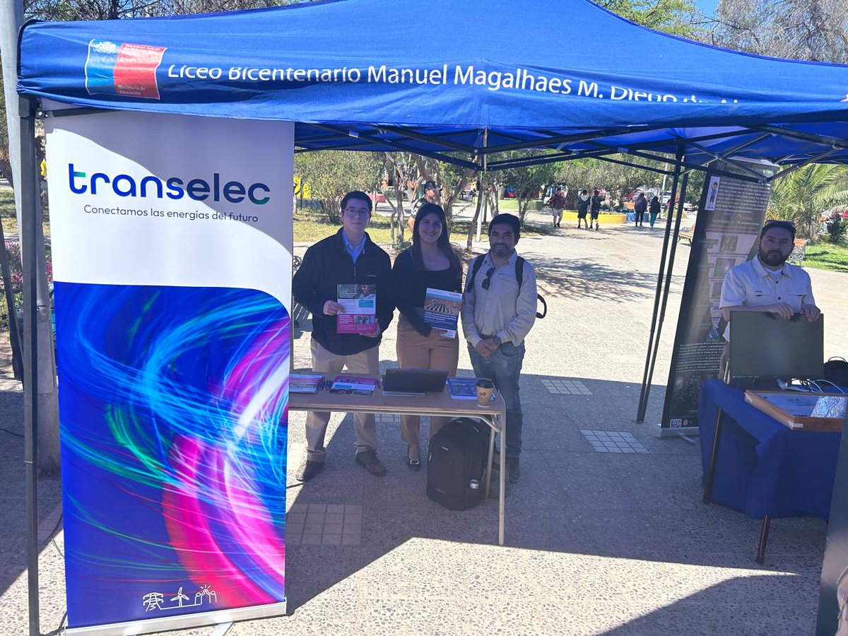 energiatacama's tweet image. ⚡ En #DiegoDeAlmagro participamos en jornada de #RedFuturoTécnico Atacama junto a #Transelec y el SLEP Atacama, fortaleciendo la #EducaciónTécnicoProfesional con el programa #IFIenergíaAtacama de #Corfo operado por Gedes. #Atacama #TransiciónEnergética