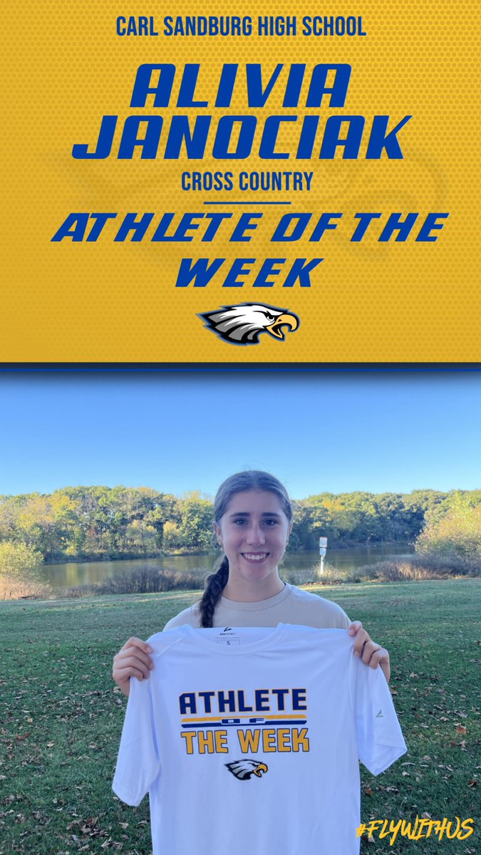 Known for her dedication &amp; selflessness, Alivia Janociak has shown tremendous improvement in her 3 years of cross country as she has dropped 11 minutes since her 1st race! Coaches &amp; teammates praise her positive attitude, leadership, &amp; relentless drive to get better every day.