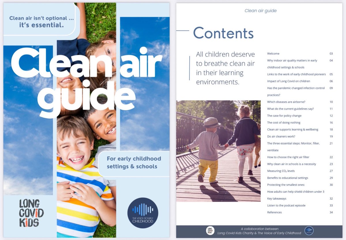 And there’s more…

The Voice of Early Childhood (<a href="/TheVoiceOfEC/">The Voice Of Early Childhood</a>), in collaboration with <a href="/LongCovidKids/">Long Covid Kids / longcovidkids@bsky.social</a>, have just released an impressively comprehensive Clean Air Guide for schools &amp; nurseries:
thevoiceofearlychildhood.com/wp-content/upl…

There’s also an accompanying podcast:
thevoiceofearlychildhood.com/a-breath-of-fr…