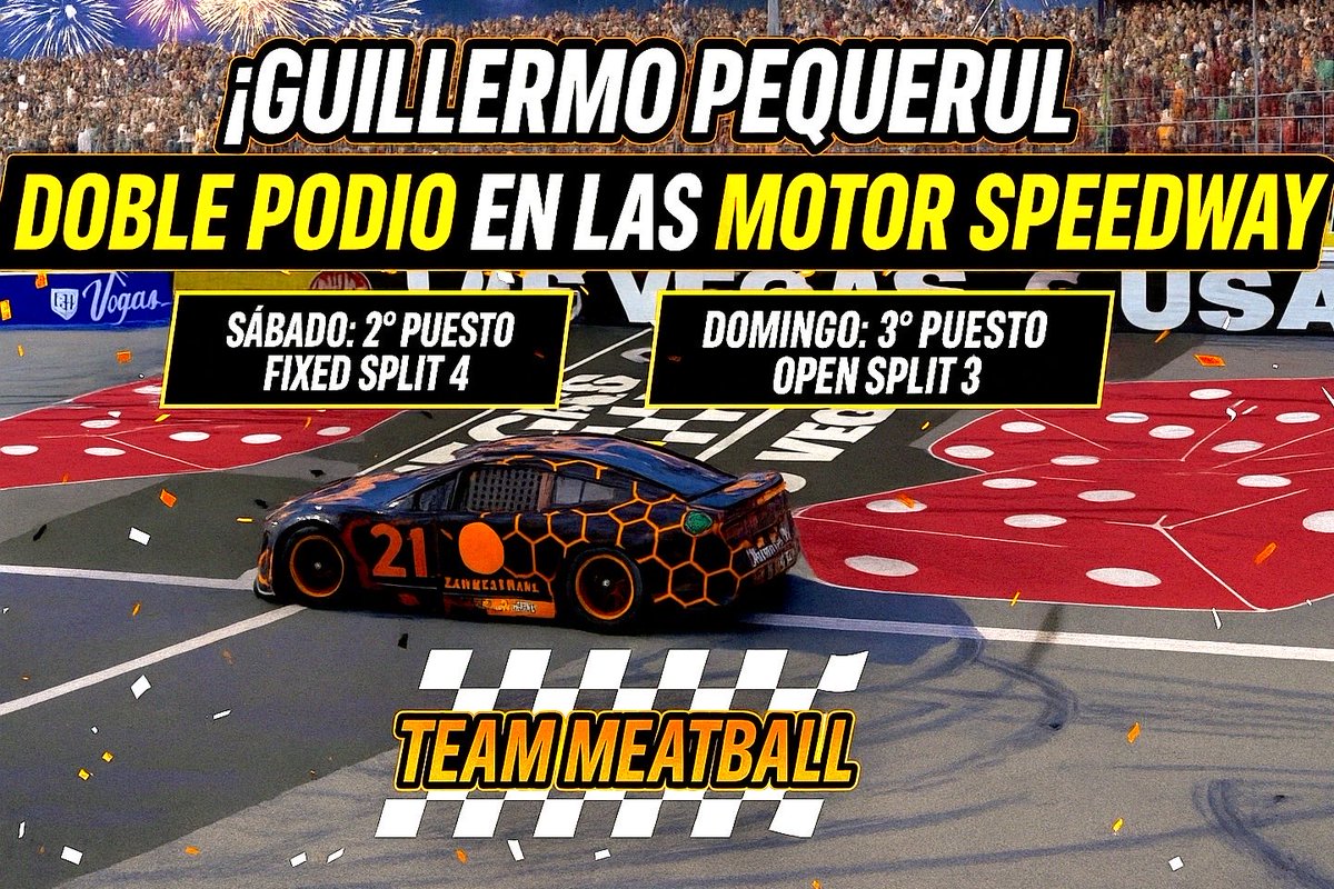 Buen fin de semana en las Vegas para nuestro piloto <a href="/GuillermoPeque3/">Guillermo Pequerul</a> con un doble podio conseguido el sábado en la NIS Fixed y el domingo en la NIS Open 🎲