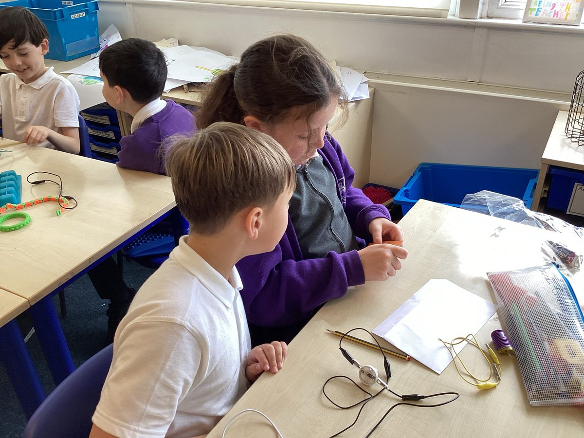 Today in science we made switches out of split pins and paper clips! What great scientists!