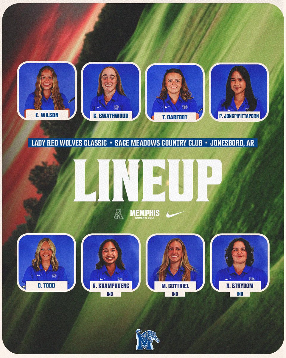 The entire team is here for the tournament ⛳️ 

📊 gotigersgo.me/42xHzJi
📰 gotigersgo.me/4h7wZyH