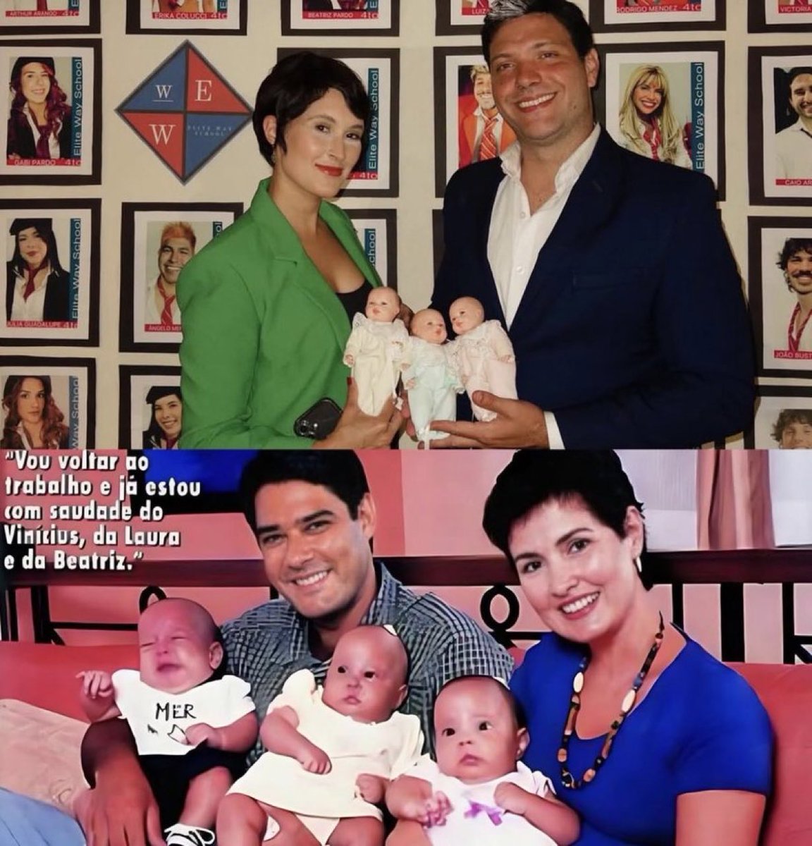 updatecharts's tweet image. Filha de William Bonner e Fátima Bernardes se veste como os pais em festa temática, ao lado do namorado.