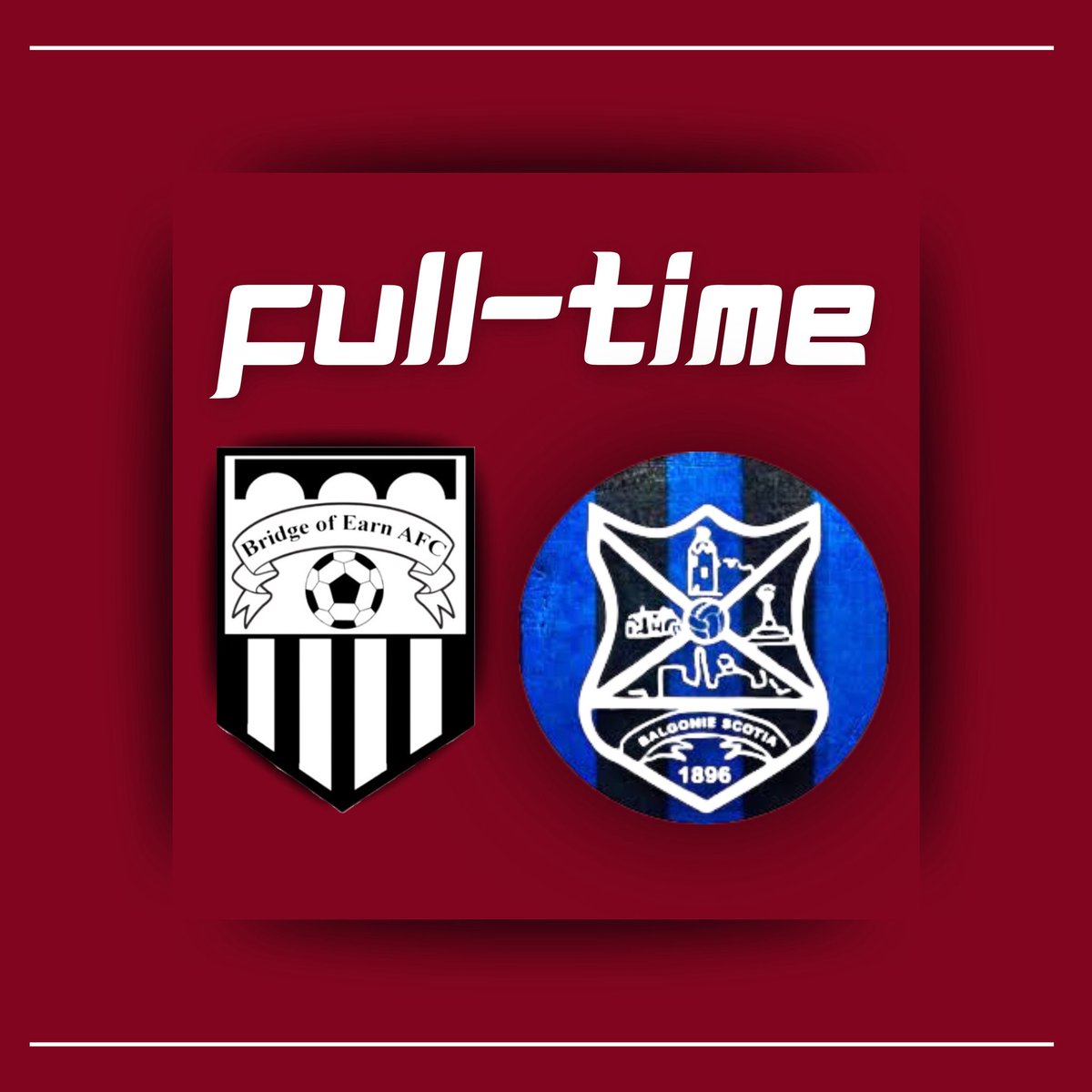 FT: Brig 2-1 Balgonie Scotia 

Ryan Mahoney and Callum Proudfoot score to secure the win today.

Ryan Mahoney’s proudly sponsored by Michelle Dow

Callum Proudfoot’s proudly sponsored by J.Mackie Plumbing and Tijan’s Painting

#MTB