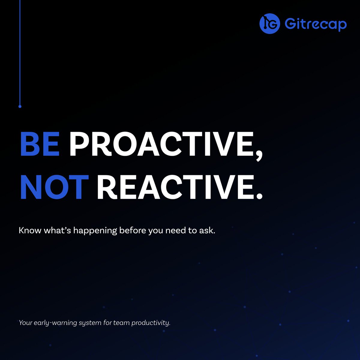gitrecap's tweet image. Are you leading your team proactively or reacting after the fact? 👀
Know what’s happening before you need to ask.
gitrecap.com 🚀