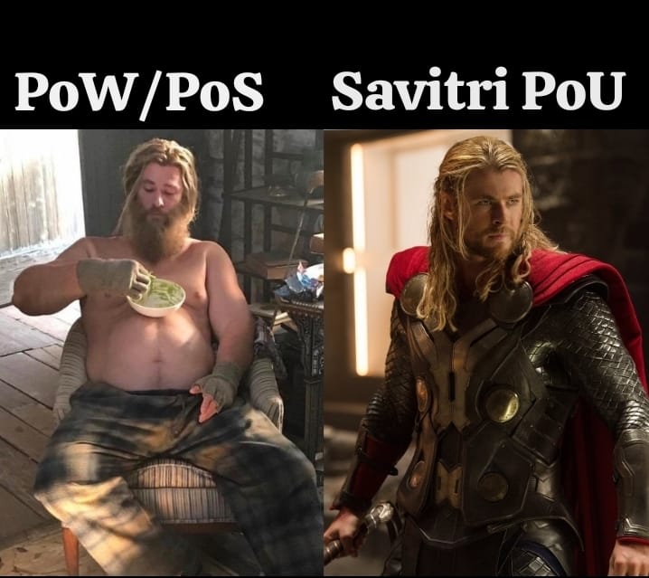 Arikeeeeeeeee's tweet image. PoW vs PoS vs PoU and why @Savitri_Net Proof of Unity just makes more sense. 
Let’s break this down in the simplest way possible 

1. Proof of Work (PoW)
- Used by Bitcoin  
- Miners use powerful computers to solve puzzles  
- Whoever solves it first adds the next block and gets…