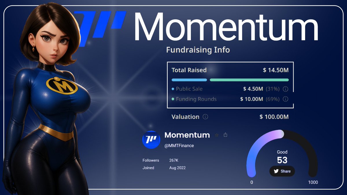 In 6 months:

🔥2M traders joined
💸$16B+ trading volum
📊$500M+ total value locked

<a href="/MMTFinance/">MomentumⓂ️Ⓜ️T</a>  is now the #3 DEX on Sui - and we’re just getting started.

From 10:00 UTC, October 15 to 10:00 UTC, October 22, the MMT UGC Campaign application period will be open! ✨

But you can