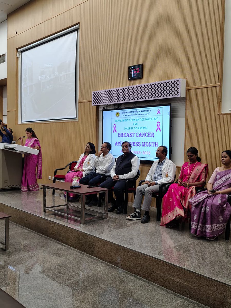 AIIMS Nagpur (@aiimsnagpur) on Twitter photo <a href="/AIIMSNagpur/">AIIMS Nagpur</a> observed #BreastCancerAwarenessMonth with a series of activities promoting awareness & early detection, organised by Dept. of Radiation Oncology with Community Medicine Dept, College of Nursing & @RedCrossIndia, Nagpur branch
#Pinktober2025 #BreastCancerAwareness <a href="/AIIMSNagpur/">AIIMS Nagpur</a> observed #BreastCancerAwarenessMonth with a series of activities promoting awareness & early detection, organised by Dept. of Radiation Oncology with Community Medicine Dept, College of Nursing & @RedCrossIndia, Nagpur branch
#Pinktober2025 #BreastCancerAwareness