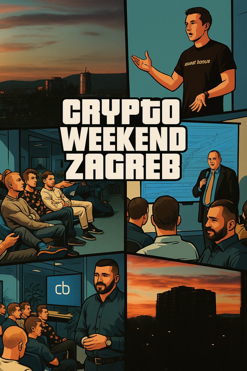 🎯 Vikend za pamćenje u Zagrebu!

Sve je počelo edukacijom i odličnim predavanjima na Bitget &amp; CTB meetupu u House of Blockchainu, gdje su Ivan Andrejević i David Mustač podijelili praktična znanja o upravljanju rizicima, walletima i kripto onboarding strategijama. 🔐📲

📉 No