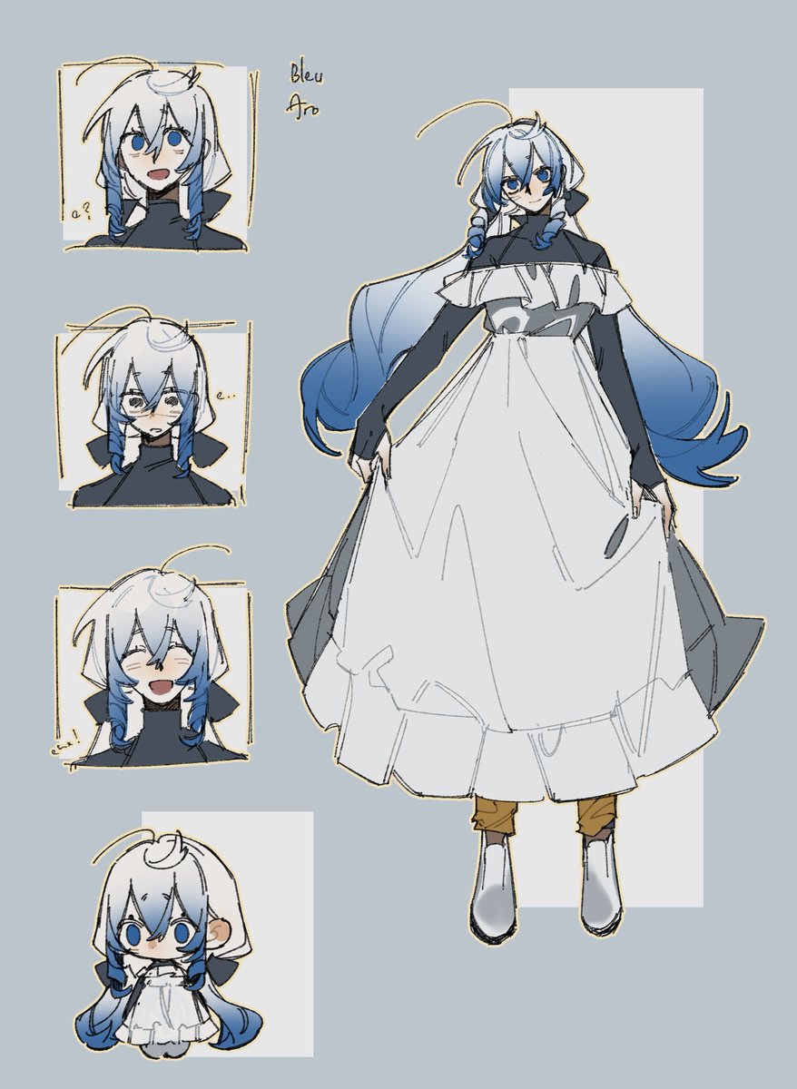 My Dol mc, bleu (❁´◡`❁)