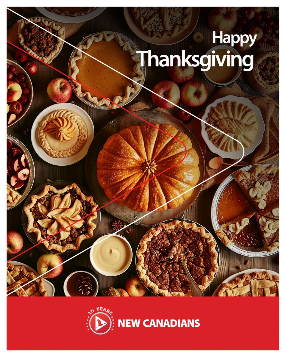 A heartfelt thank you from New Canadians TV Network to our incredible partners, supporters, and community.

Happy Thanksgiving! 🍁 May your day be filled with warmth, laughter, and the company of those who matter most.

#NewCanadians #Thanksgiving #Gratitude #Canada