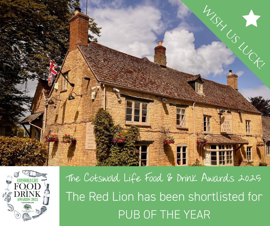RedLionLongComp's tweet image. WISH US LUCK! It's the @cotswoldlife Food &amp;amp; Drink Awards tonight, when we find out if The Red Lion has retained its title as Pub of the Year 😬. 
#CLFDAs #AwardsNight #CotswoldLifeMagazine
