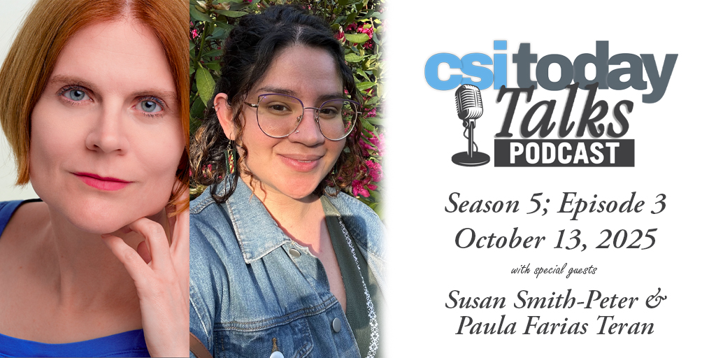 csinews's tweet image. CSI Today Talks returns with a discussion about the Public History program at CSI with Professor Susan Smith-Peter and student Paula Farias Teran. Listen now: csitoday.com/2025/10/the-pu… or watch here: youtu.be/yRSyJ0hovtw

#WeAreCSI #csitodaytalks