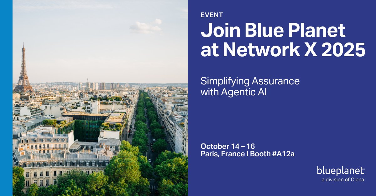 Join us at #NetworkX 2025 to explore how AI and automation are empowering CSPs to evolve into agile, digital-first service providers. Discover how Blue Planet’s Cloud Native Platform can help you modernize legacy systems, streamline operations, and enable autonomous