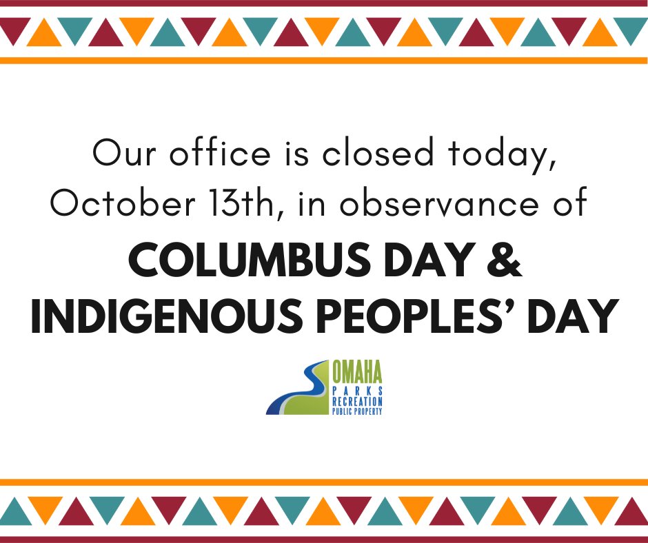 Our office is closed today, October 13th, in observance of Columbus Day and Indigenous Peoples' Day.