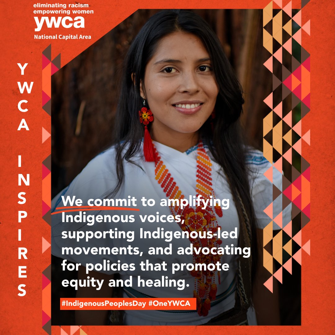On #IndigenousPeoplesDay we honor Indigenous women—the resilient pillars of their communities. From advocating for healthcare to creating safe spaces, they inspire us daily. Together we work for a future where they are empowered &amp; protected. #OneYWCA #YWCAInspires