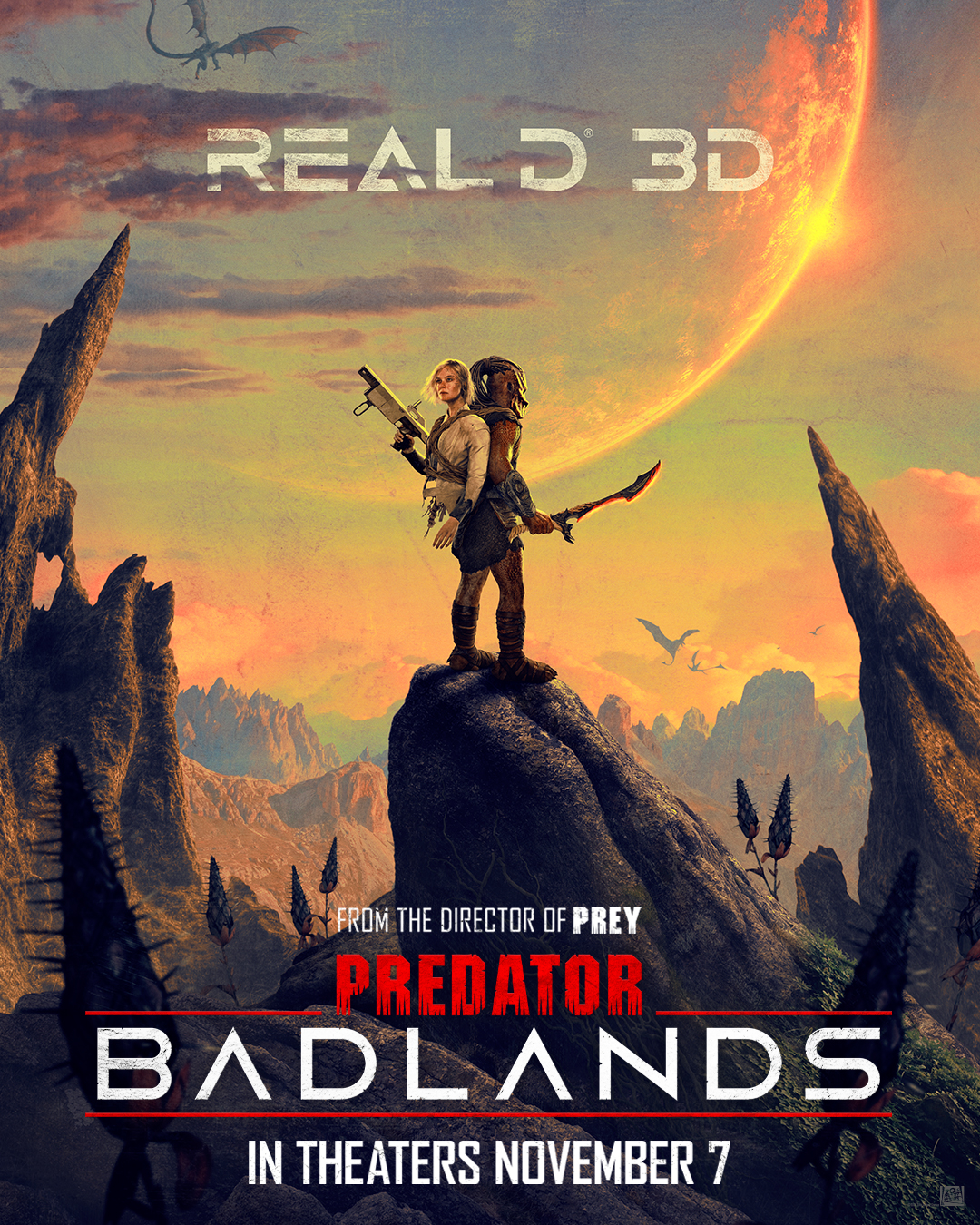 Nieuwe Predator Badlands posters voor Belgische bioscopen