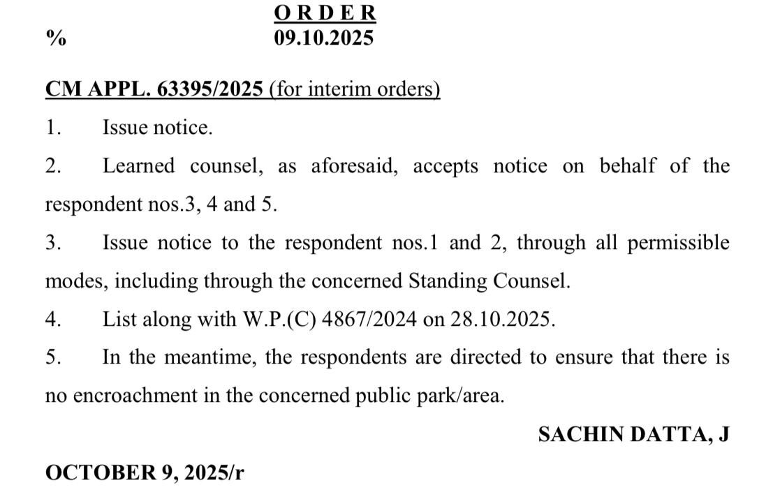 RashtraJyoti's tweet image. BREAKING: High Court Issues Notice to Delhi Govt in Illegal Construction of Multi-storey Mosque on Park Land in Mangolpuri
13 October, 2025: A serious case of illegal religious construction on government-owned green land has come to light in Delhi’s F Block, Mangolpuri area.…