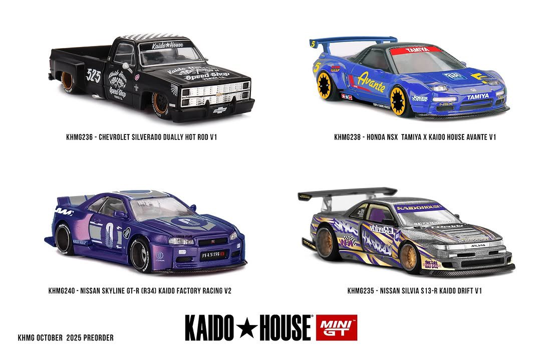 KAIDO HOUSE × MINI GT | October 2025 Preorders 💥 Four new drops