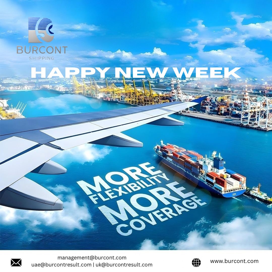 BurcontL's tweet photo. 🌍✈️ Happy New Week from BURCONT Shipping!
We’re delivering more flexibility and more coverage across borders — connecting air, land, and sea to move your business forward.
Let’s make this week a powerful one for global logistics! 🌊🚢 https://t.co/Mfuzy2R3WL
