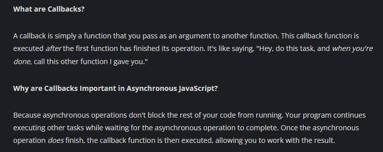 RJCodeFusion's tweet image. Callbacks is JS😎