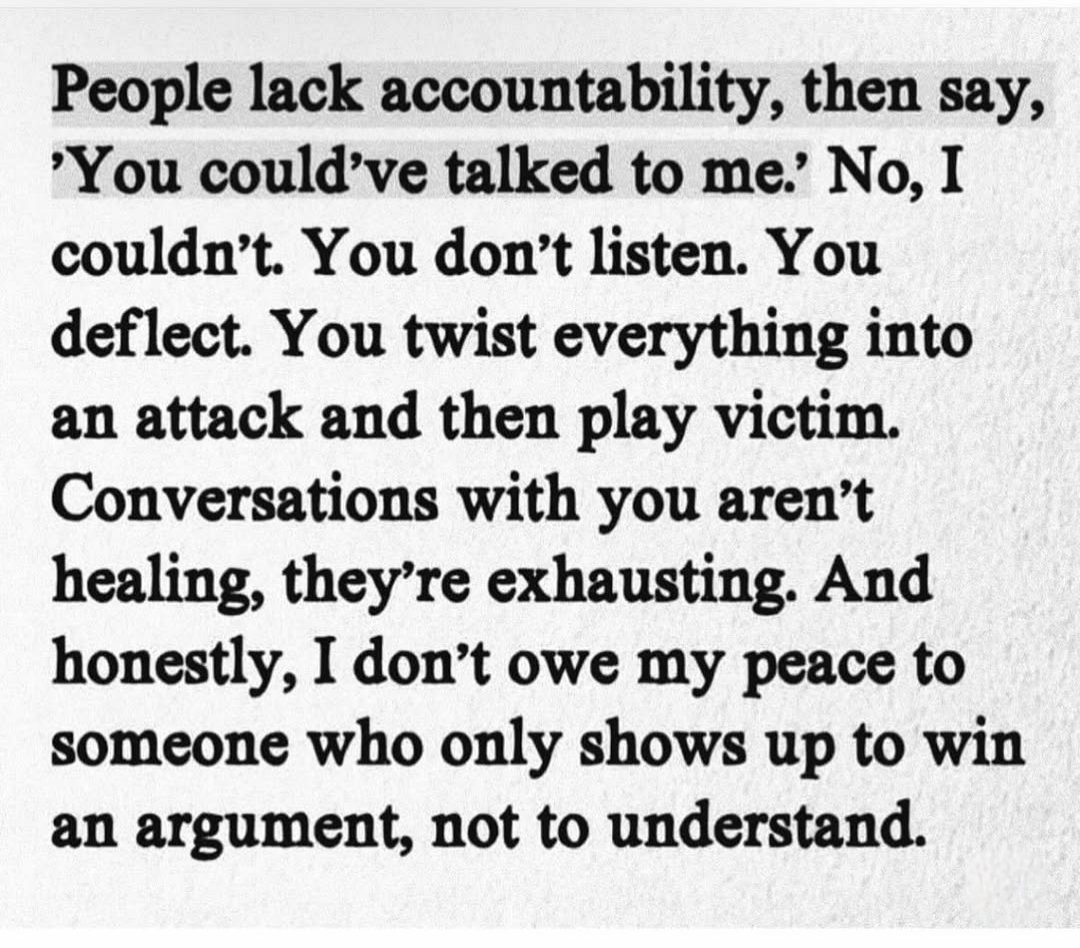 SilentStrengtth's tweet image. Accountability Matters