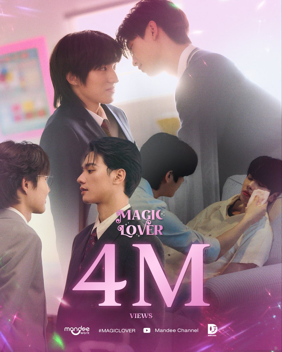 ขอขอบคุณทุกกำลังใจ และทุกการสนับสนุนที่ทำให้ “Magic Lover Series พ่อมดลุ้นรัก” มียอดการรับชม Official Pilot ถึง 4M Views! 🥳🎉

รับชม Official Pilot 
🔗 : youtu.be/G_7fdJqa6nw 

4M PILOT MAGIC LOVER
#PILOTพ่อมดลุ้นรักสี่ล้านวิว
#MagicLoverSeries 
#พ่อมดลุ้นรักSeries