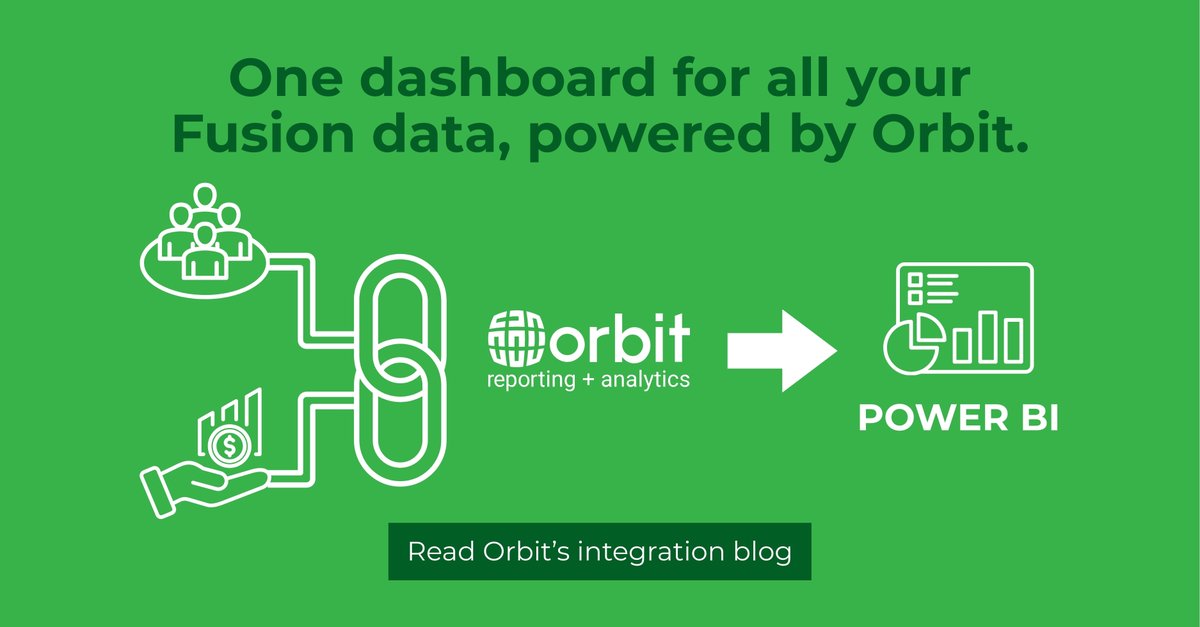 OrbitAnalytics's tweet image. Streamline finance and HR reporting: Orbit Analytics securely connects #OracleFusion Cloud GL, payroll, and project data directly to Power BI—no complex ETL, just instant, interactive dashboards. Expert support included. hubs.la/Q03N47Cy0 #orbitanalytics #powerbi