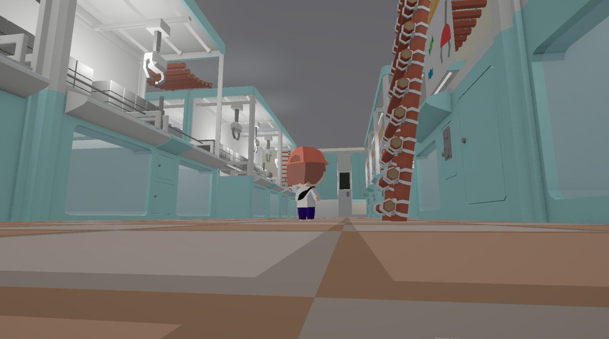 WayasiFactory's tweet image. 狭めにマップを作り直してみた
ついでにガチャガチャも追加
#ゲーム制作　#Unity