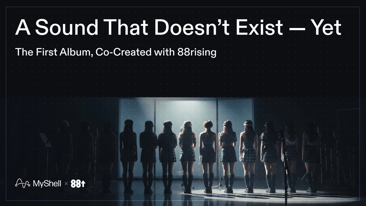 myshell_ai's tweet image. MyShell × 88rising | The Future of Music Creation

The moment begins — 12 MyShell Idols have officially entered the studio with 88rising, stepping into a new era where digital imagination meets real-world sound.

This collaboration redefines what it means to be an artist in the…