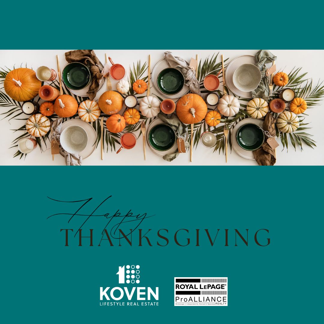 🍂 Happy Thanksgiving! 🦃
Wishing you a wonderful day filled with gratitude, joy, and time spent with loved ones. From all of us at the Koven Team, we’re thankful for the trust and support of our clients and community.