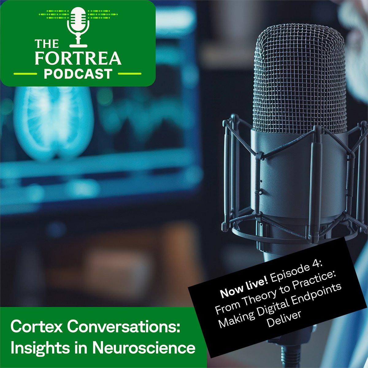 🎙️ Cortex Conversations Podcast
In this episode we dive into how digital endpoints are moving from pilot to scale in neuroscience trials.
🎧 Listen now: fortrea.com/insights/corte…
#Fortrea #Neuroscience #DigitalHealth #ClinicalTrials #AICure