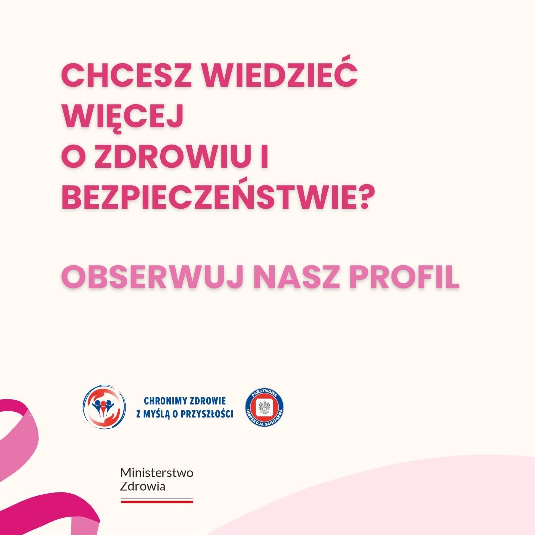 Główny Inspektorat Sanitarny (@gis_gov) on Twitter photo Październik to miesiąc, w którym wspieramy, solidaryzujemy się i przypominamy, że rak piersi to #NieTylkoBabskaSprawa.
Jeśli otrzymałaś diagnozę raka piersi – pamiętaj, wokół ciebie są ludzie, którzy chcą pomóc. Nie jesteś sama. Październik to miesiąc, w którym wspieramy, solidaryzujemy się i przypominamy, że rak piersi to #NieTylkoBabskaSprawa.
Jeśli otrzymałaś diagnozę raka piersi – pamiętaj, wokół ciebie są ludzie, którzy chcą pomóc. Nie jesteś sama.