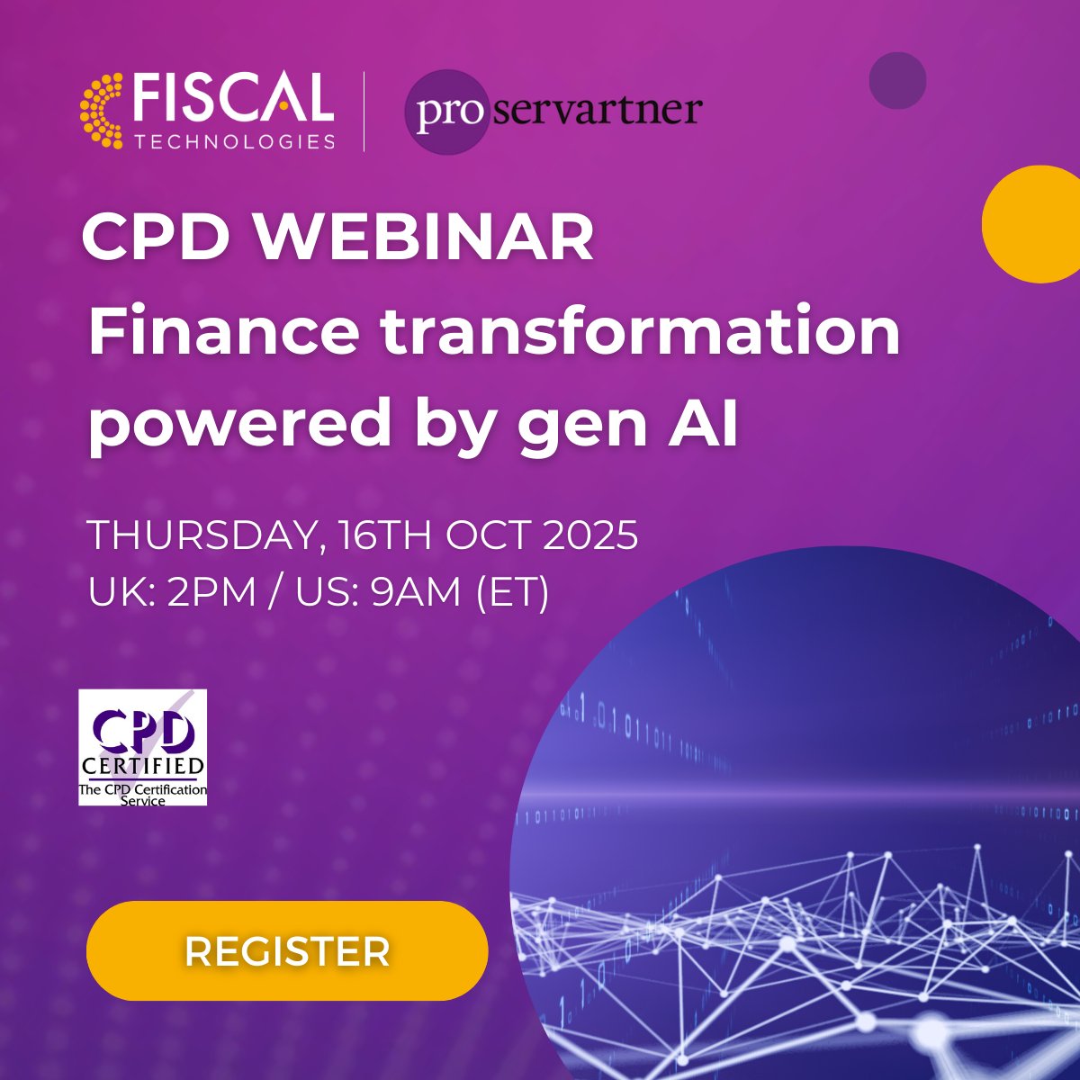 Our next CPD-accredited webinar is this Thursday! 📢
Learn about how hyperautomation and Generative AI are revolutionising the finance function.

Don't miss out, register now: eu1.hubs.ly/H0nDbLV0
#GenAI #Accounting #AccountsPayable #Finance