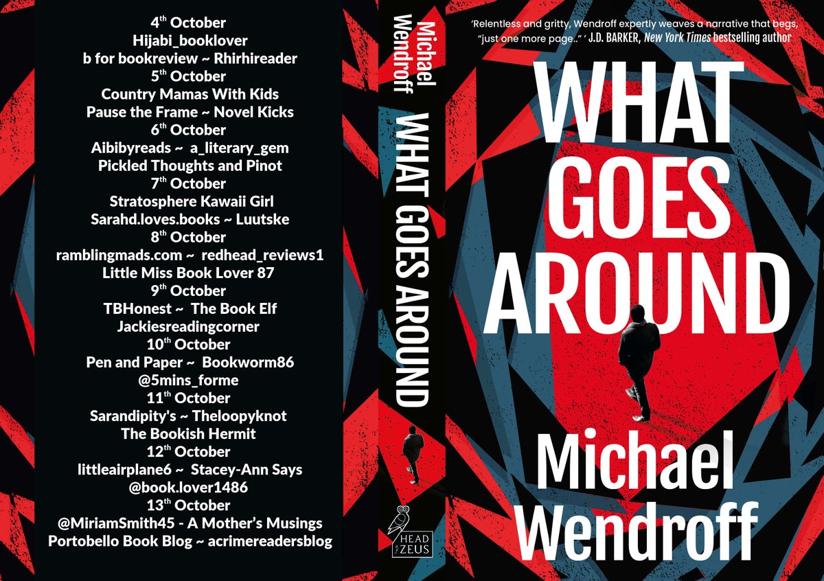 rararesources's tweet image. Today @mwendroff is answering #ThreeTwoOne quickfire questions about What Goes Around hosted by @portybelle portobellobookblog.com/2025/10/13/thr…