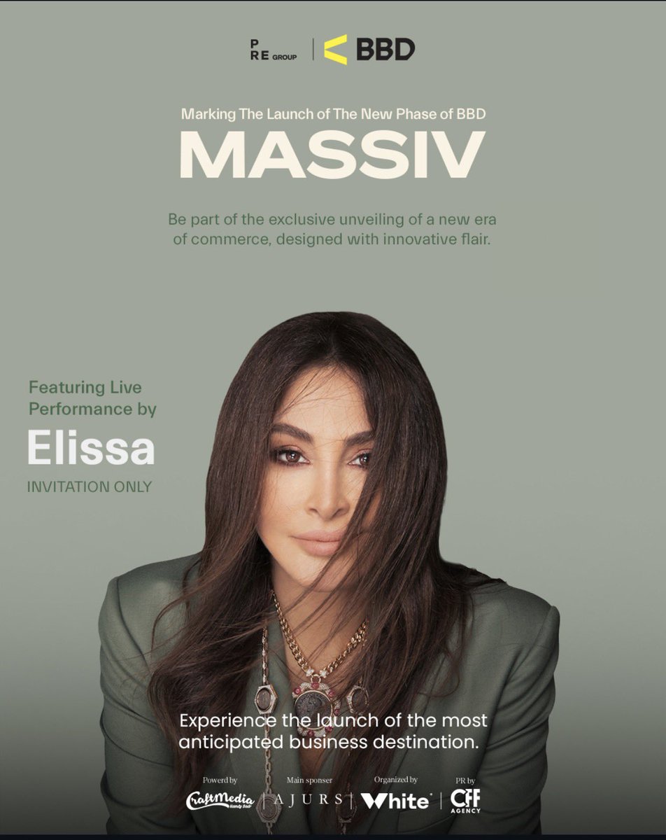 #اليسا_في_القاهرة 🔥 
Friday, October 17th Starts at 7 PM 😍
<a href="/elissakh/">Elissa</a> 
<a href="/ERecordsMusic/">E-Records</a>