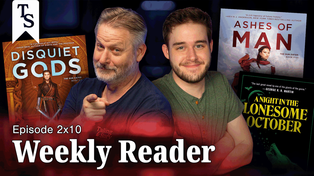 John has reached the penultimate book in the Sun Eater series! Click below to watch him gush over DISQUIET GODS for a while!

🔗 youtu.be/dsIn22D8iS4