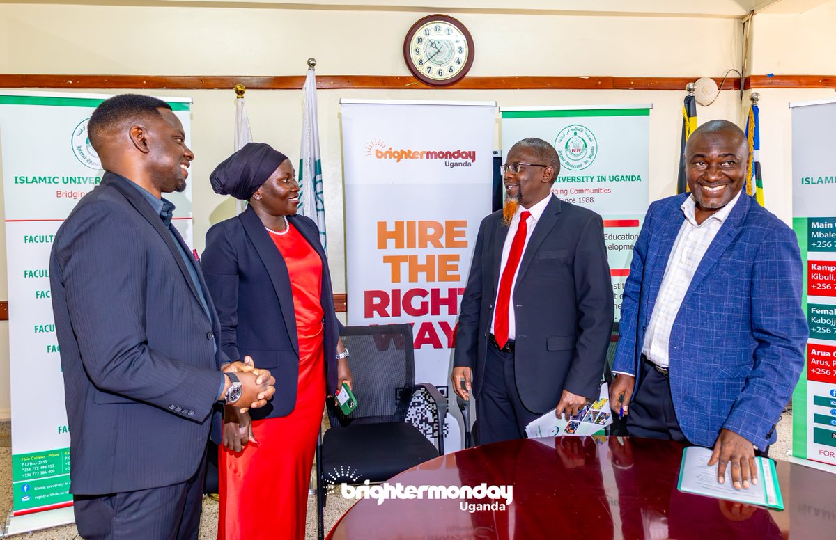 Big news! 🚀

BrighterMonday Uganda + Islamic University in Uganda (<a href="/iuiuac/">Islamic University In Uganda</a>) just launched the Eastern Career Fair 2025 🎓

📍Mbale Campus | 🗓️ Oct 17–18

In partnership with <a href="/MastercardFdn/">Mastercard Foundation</a>, we’re opening doors for young talent.
Free entry 👉 brnw.ch/21wWzUz