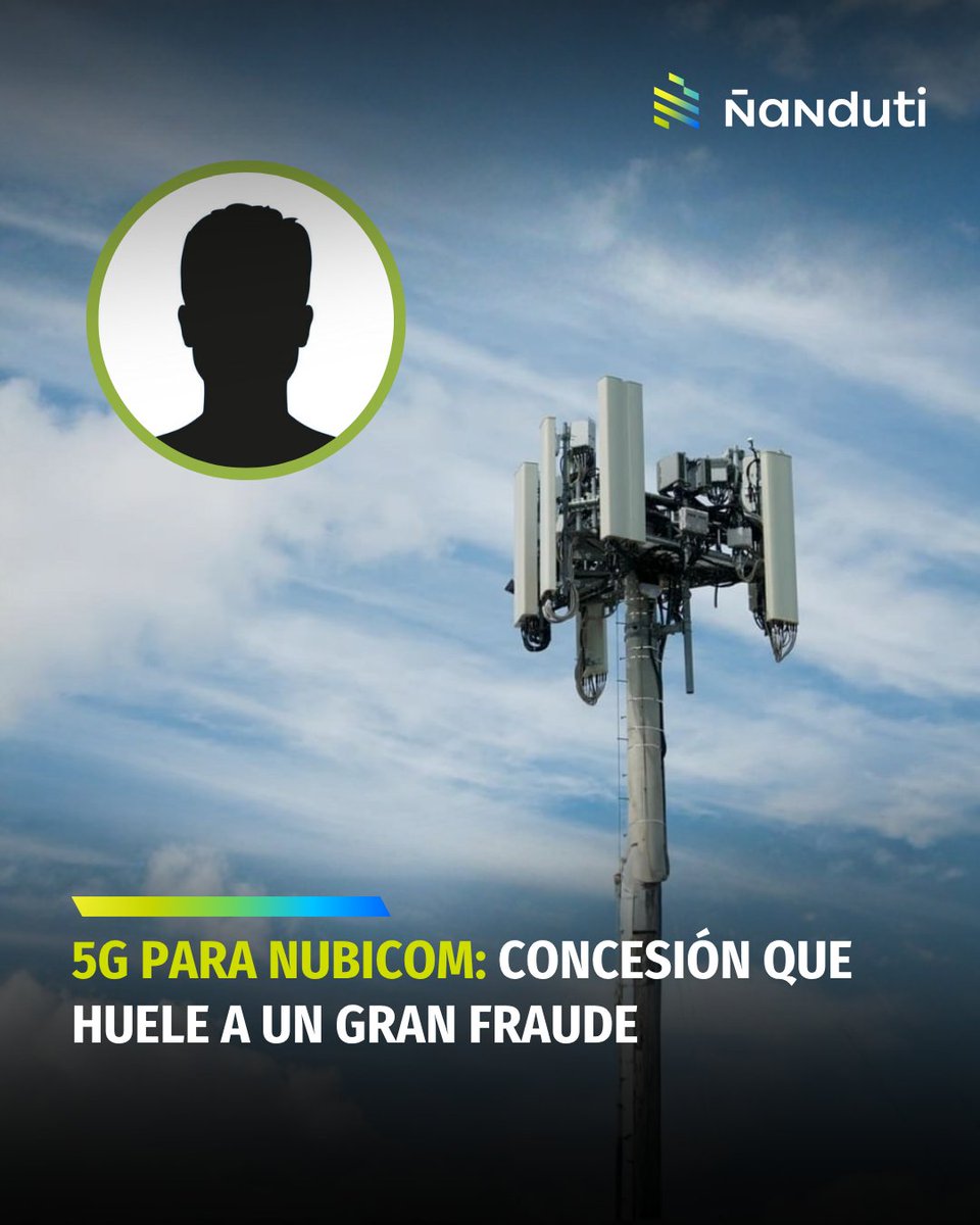 nanduti's tweet image. 🔴Hoy deben entregar licencia 5G a empresa que habría falseado datos
La Comisión Nacional de Telecomunicaciones (Conatel), hoy debe entregar la licencia de 5G en Paraguay, a la pequeña empresa salteña Nubicom SRL, que se constituyó a nivel local el pasado lunes 6 de octubre. En…